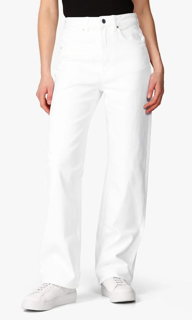 Straight Hvit Jeans