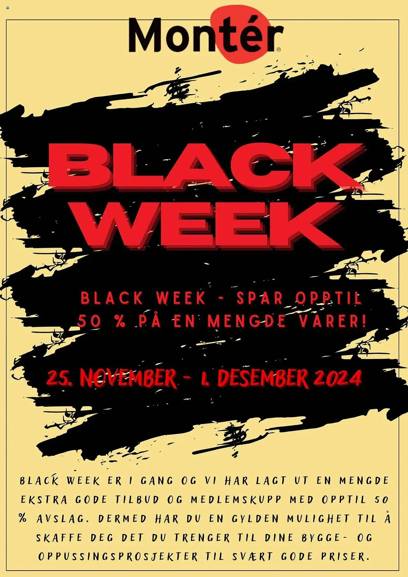 Montér Kundeavis fra 25. november til 1. desember 2024 - kundeavisside 1