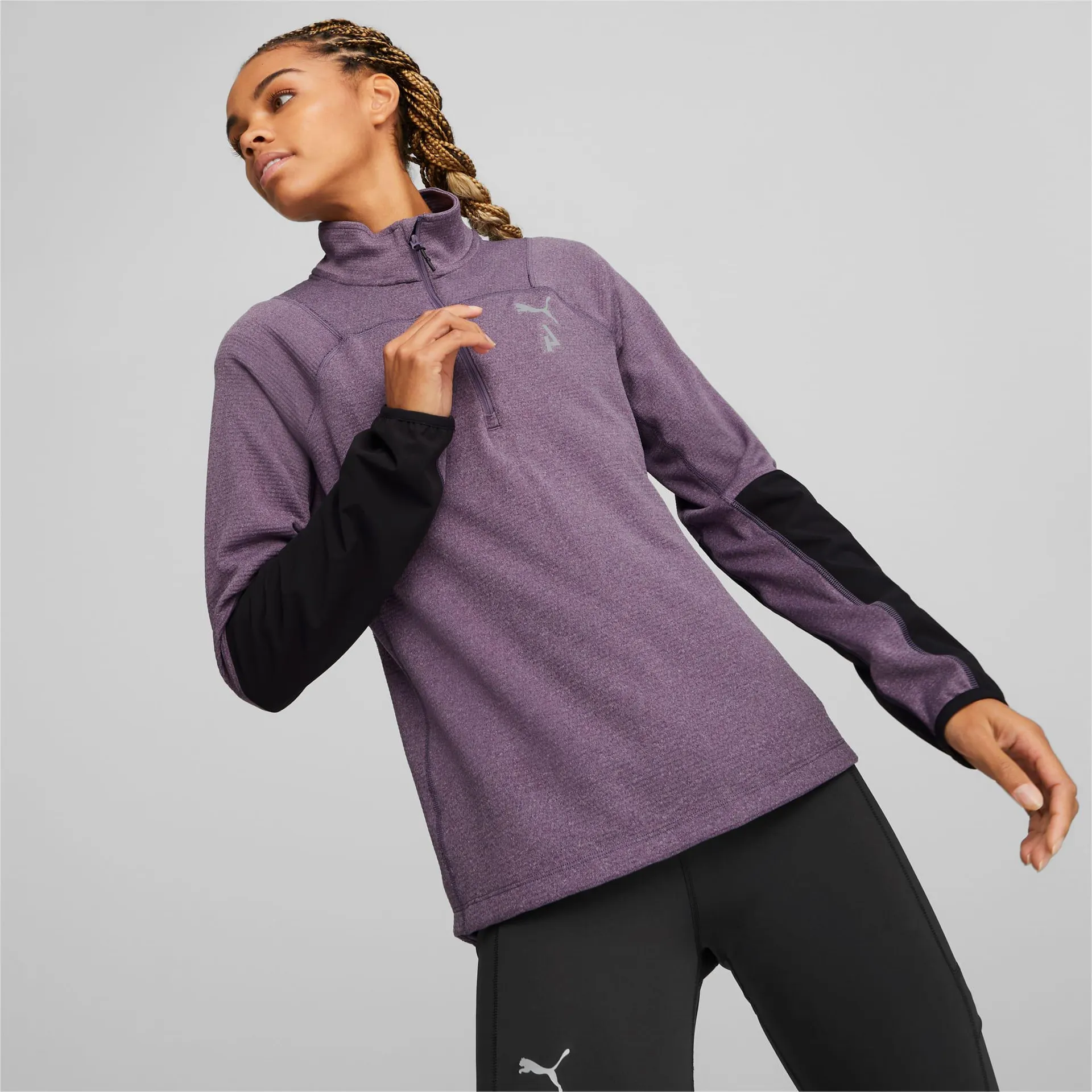 SEASONS Trail Running Half-Zip Pullover Women