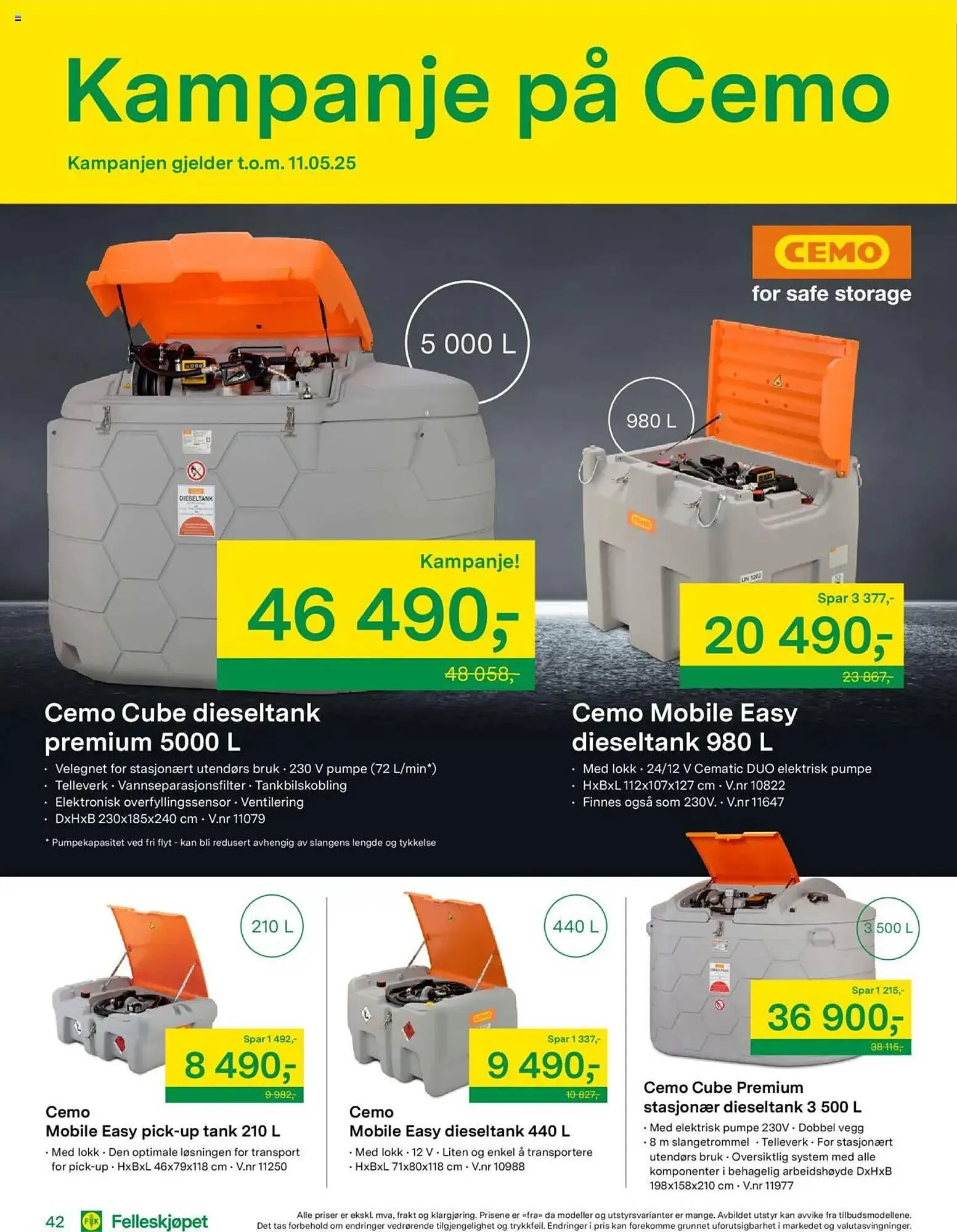 Felleskjøpet Kundeavis fra 9. mai til 31. desember 2025 - kundeavisside 42