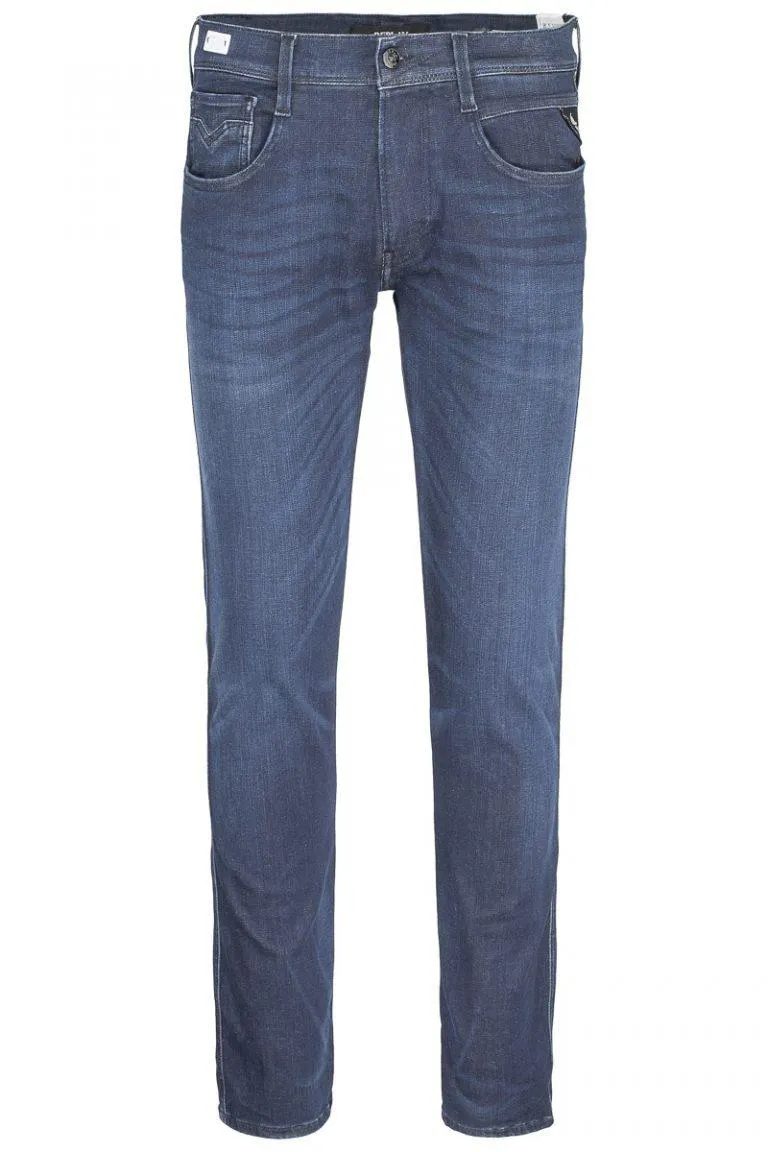 Slim Fit Hyperflex Anbass Jeans – Mørkeblå