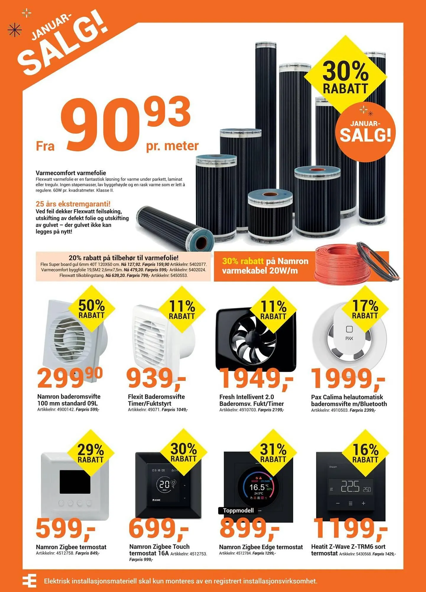 Elektroimportøren kundeavis fra 1. januar til 19. januar 2026 - kundeavisside 6