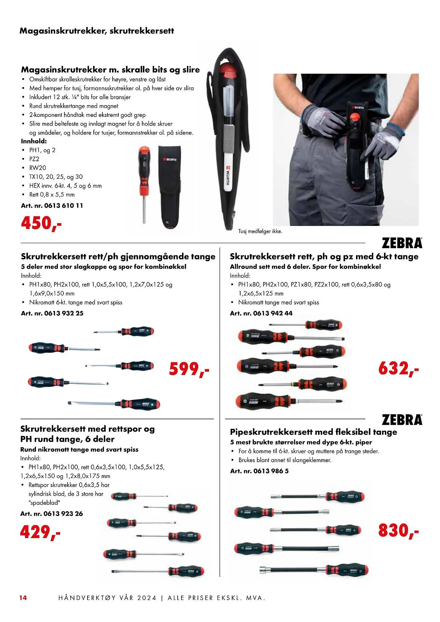 Würth Kundeavis fra 5. februar til 2. juni 2024 - kundeavisside 14