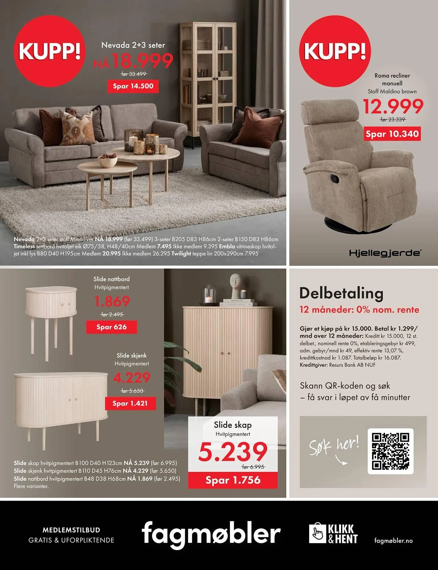 Fagmøbler kundeavis fra 1. januar til 1. februar 2026 - kundeavisside 24