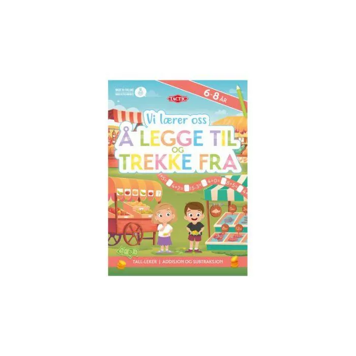 Tactic Aktivitetsbok Vi Lærer Oss: Pluss og Minus 6-8 år