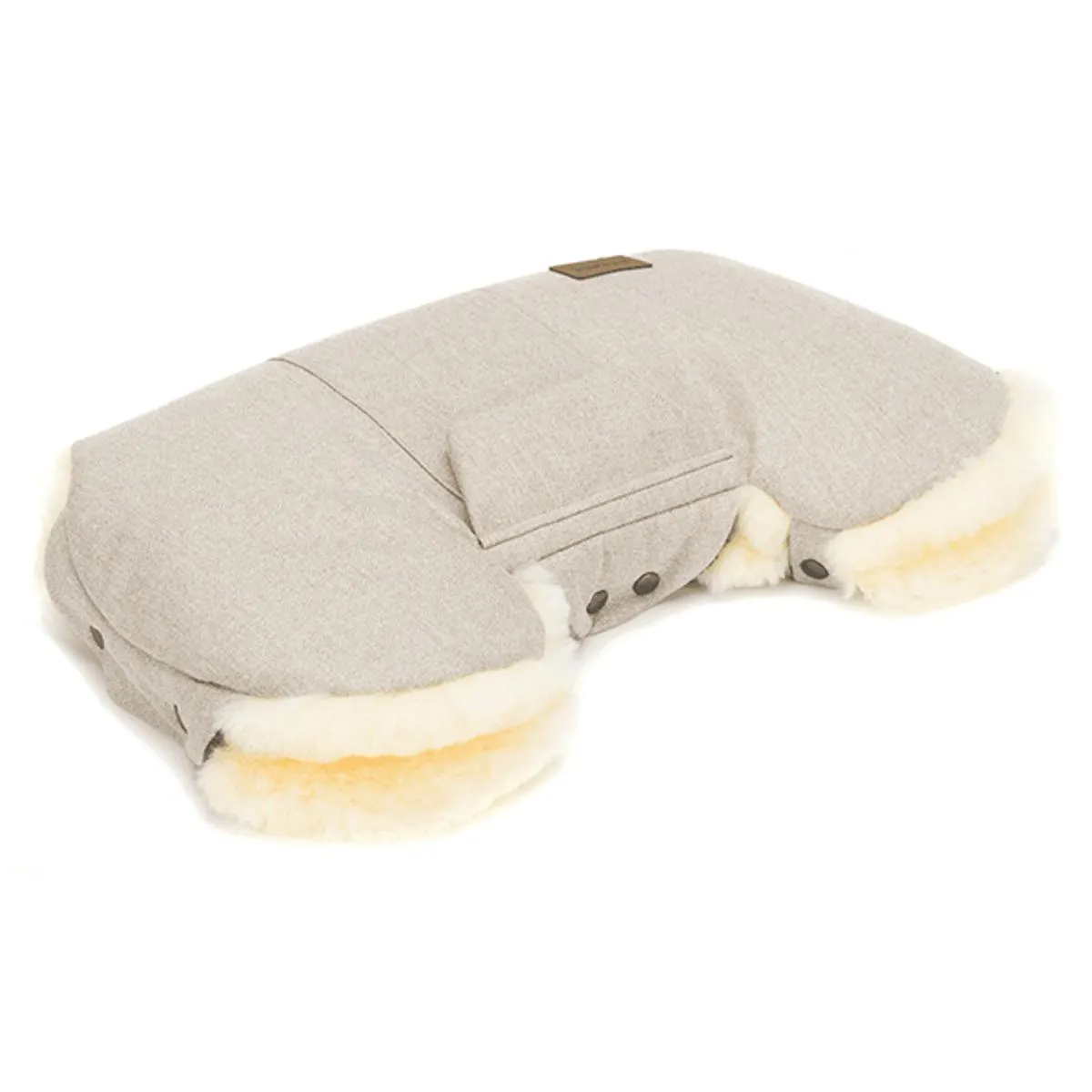 Fillikid | Nyby Håndmuffer | Lammeskinn | Sand Melange