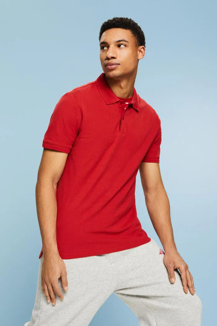 Cotton Pique Polo Shirt