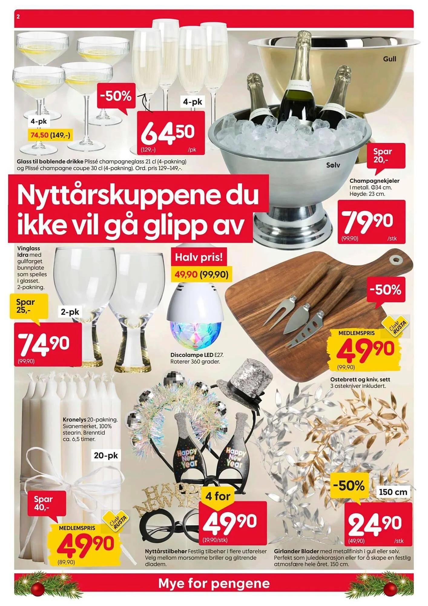 Rusta kundeavis fra 24. desember til 5. januar 2026 - kundeavisside 2