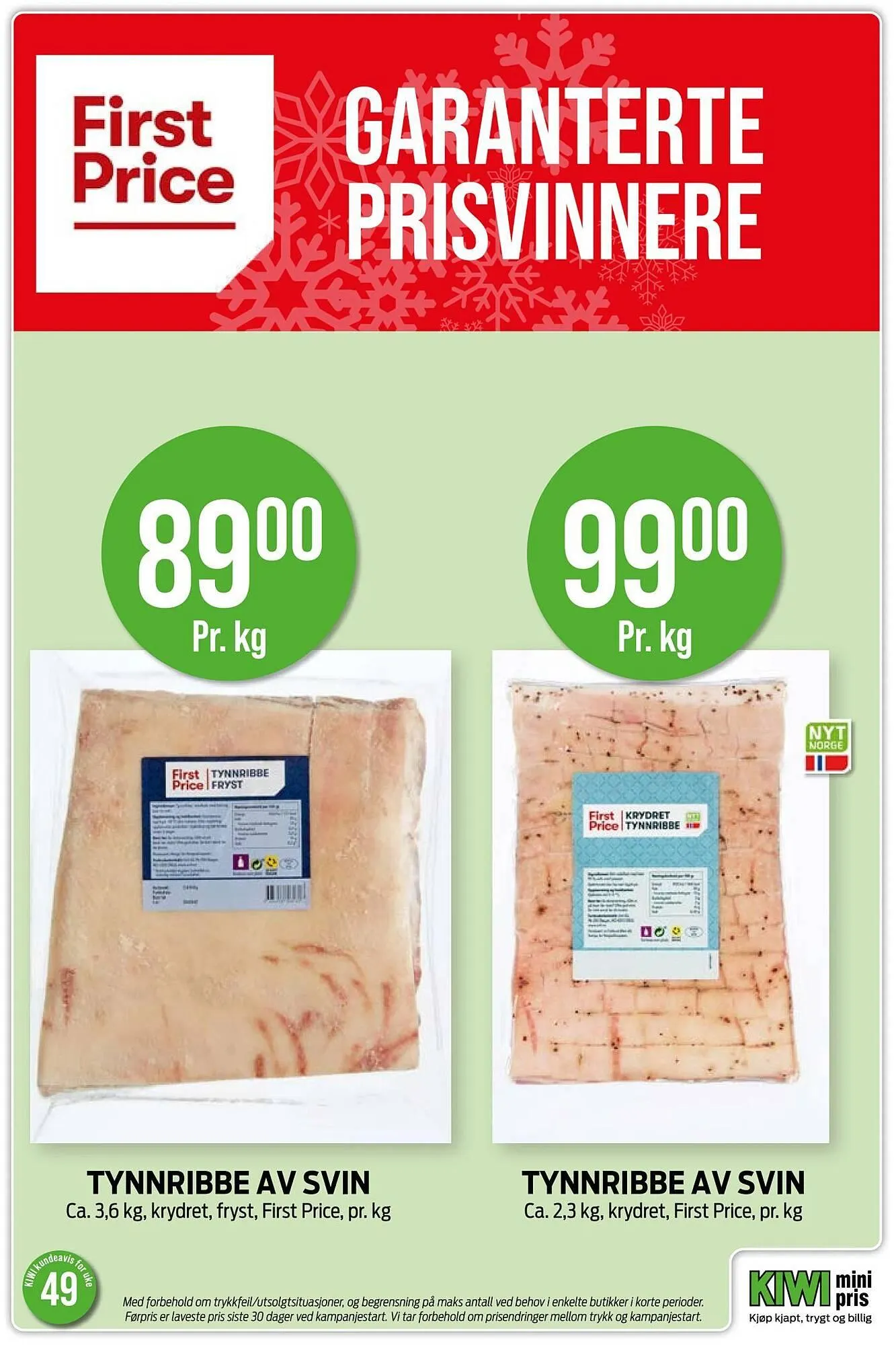 Kiwi kundeavis fra 1. desember til 8. desember 2025 - kundeavisside 11