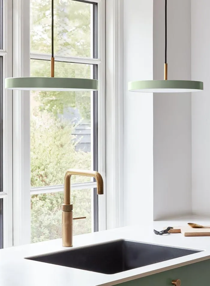 Asteria mini taklampe Ø31 - olive