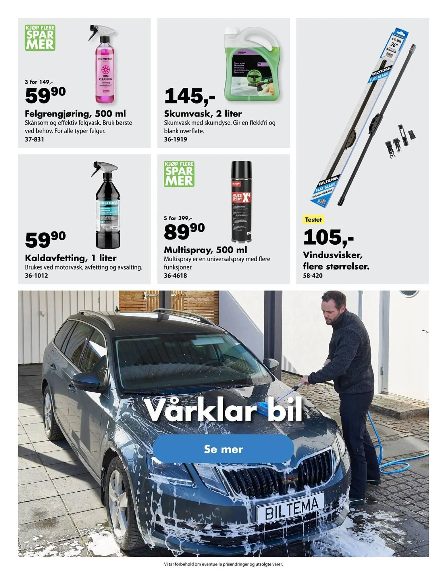 Biltema kundeavis fra 1. mars til 1. april 2026 - kundeavisside 9