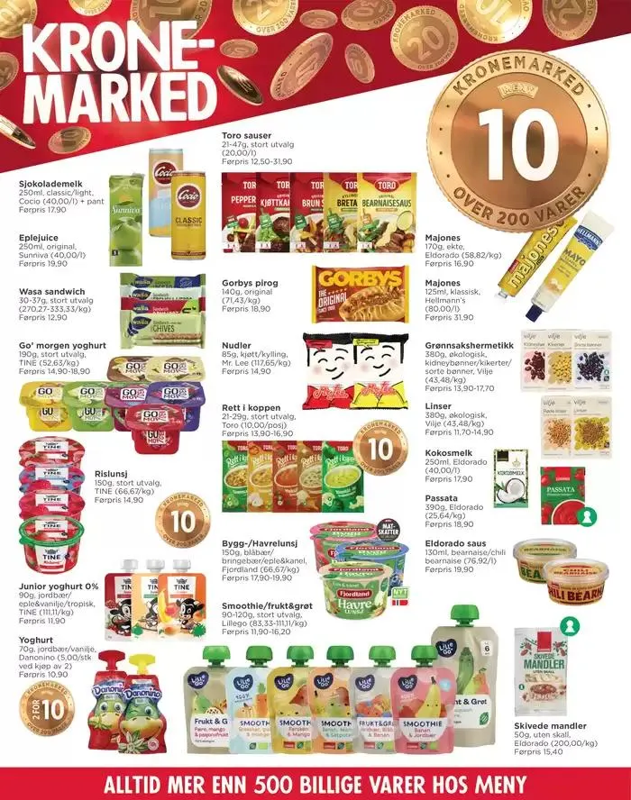 Meny Kundeavis fra 5. januar til 12. januar 2025 - kundeavisside 2