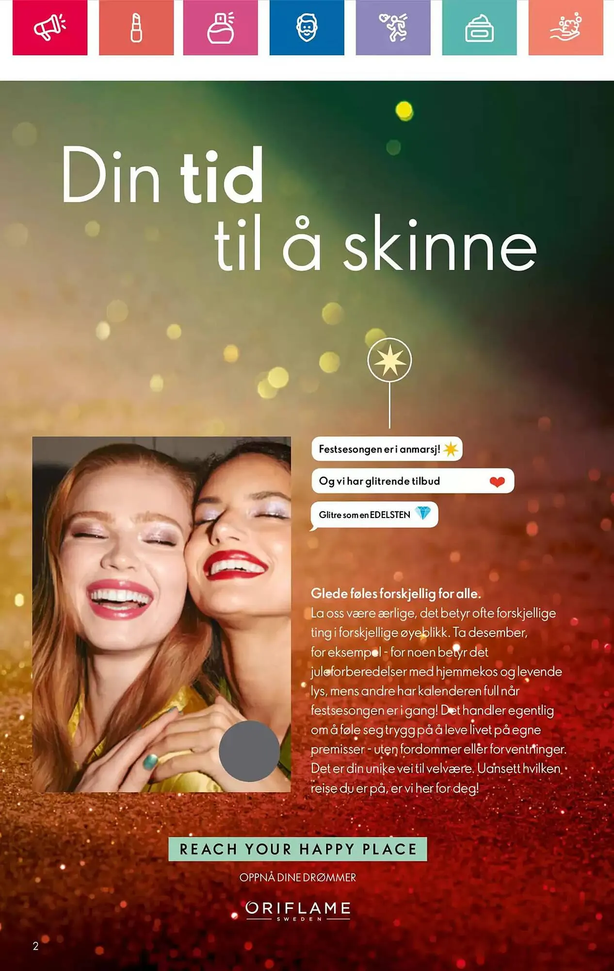 Oriflame Kundeavis fra 14. november til 4. desember 2024 - kundeavisside 2