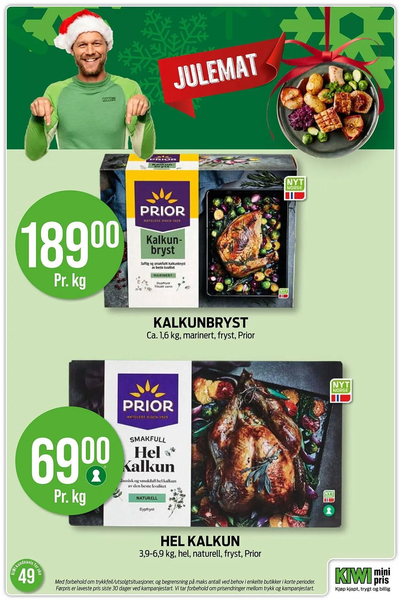 Kiwi kundeavis fra 1. desember til 8. desember 2025 - kundeavisside 3