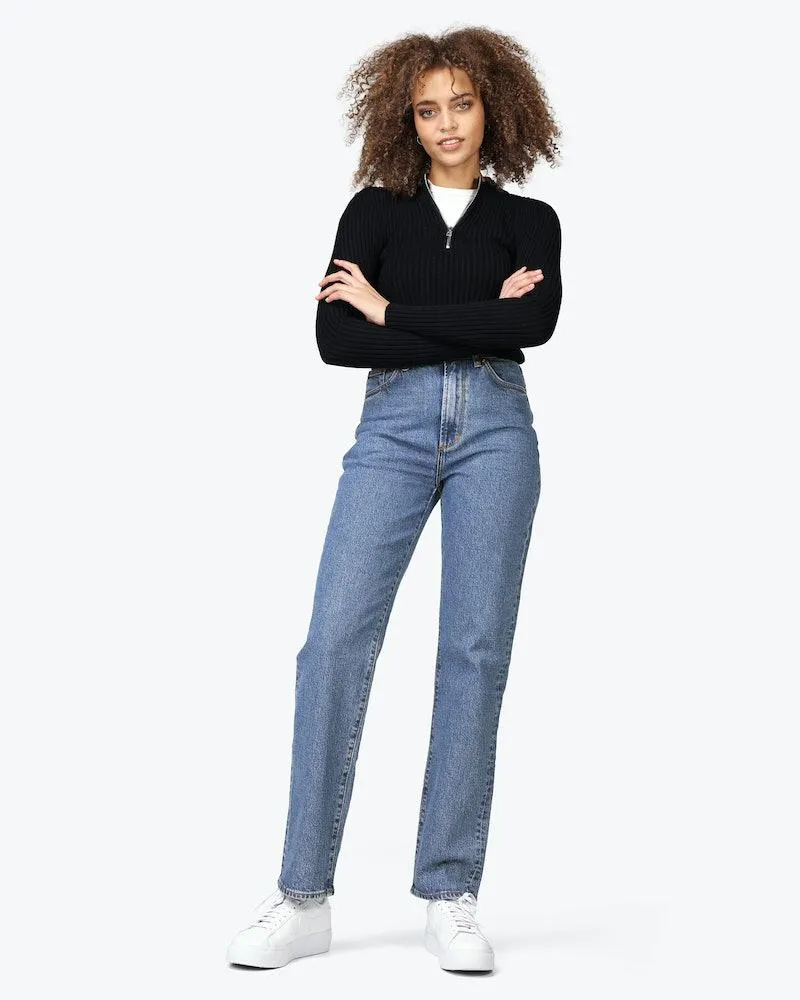 Nico Straight Medium Blå Jeans