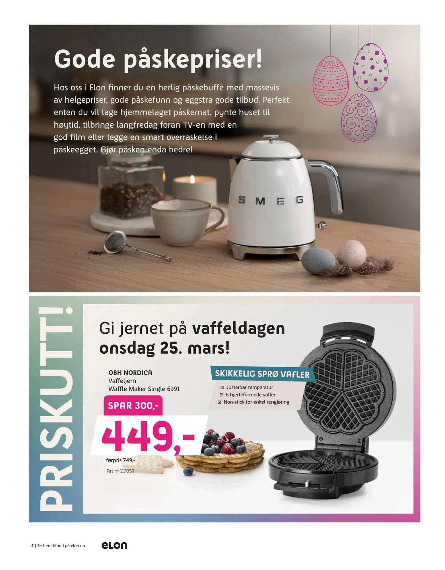 ELON kundeavis fra 23. mars til 12. april 2026 - kundeavisside 2