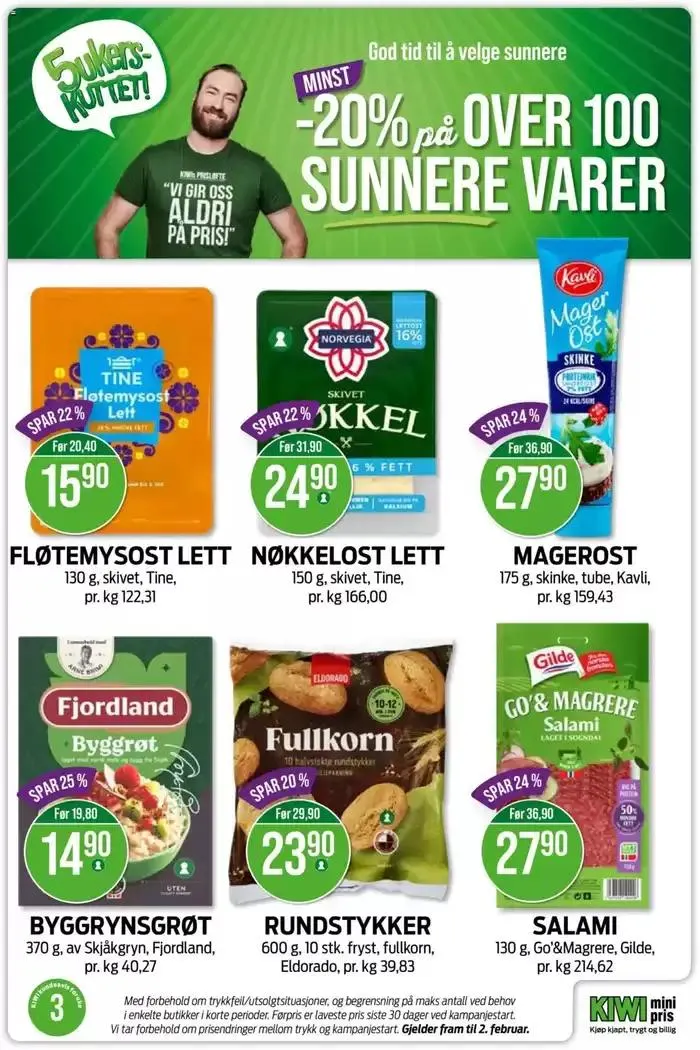 Kiwi Kundeavis fra 13. januar til 19. januar 2025 - kundeavisside 4