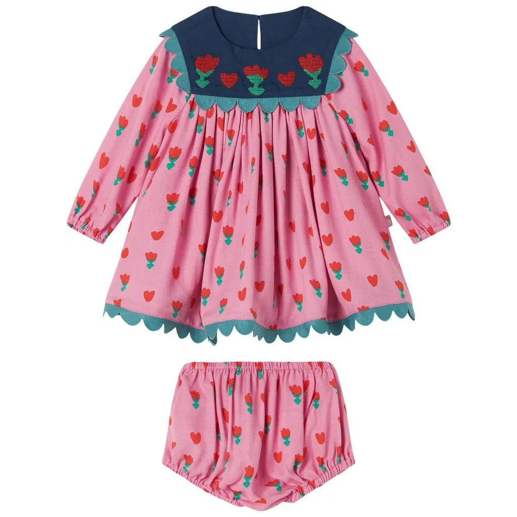 Blomstret Kjole Rosa