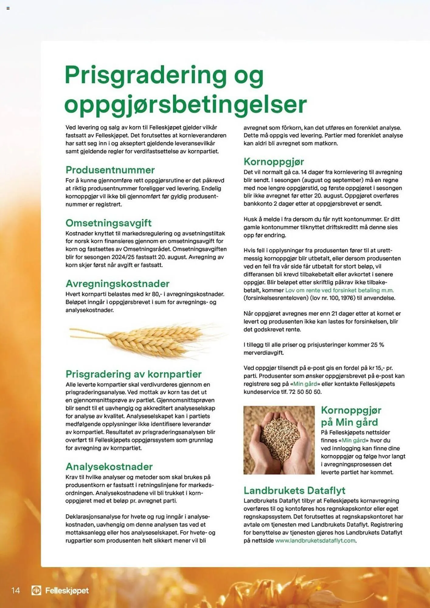 Felleskjøpet Kundeavis fra 20. juni til 31. desember 2025 - kundeavisside 14