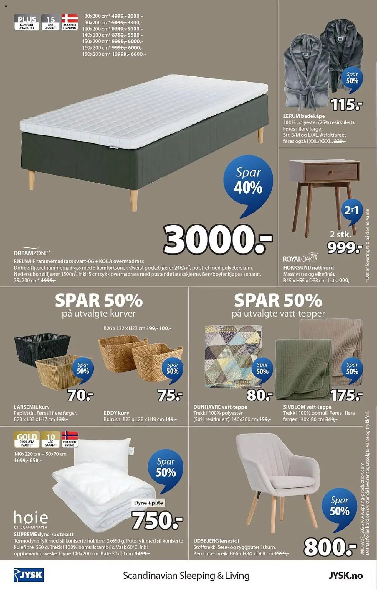 JYSK kundeavis fra 9. februar til 21. februar 2026 - kundeavisside 16