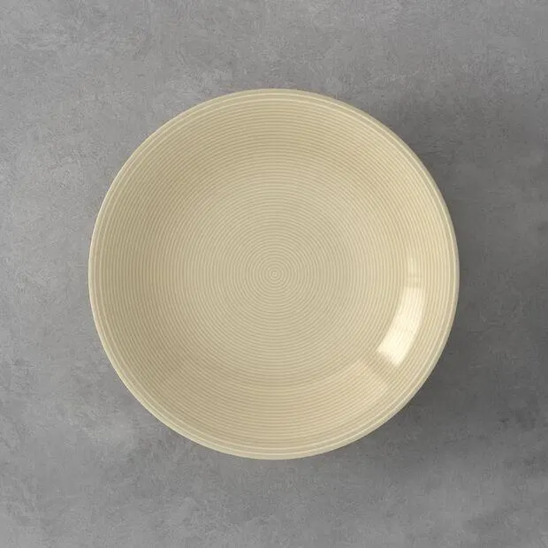 Color Loop Sand Deep plate 23x23x4cm