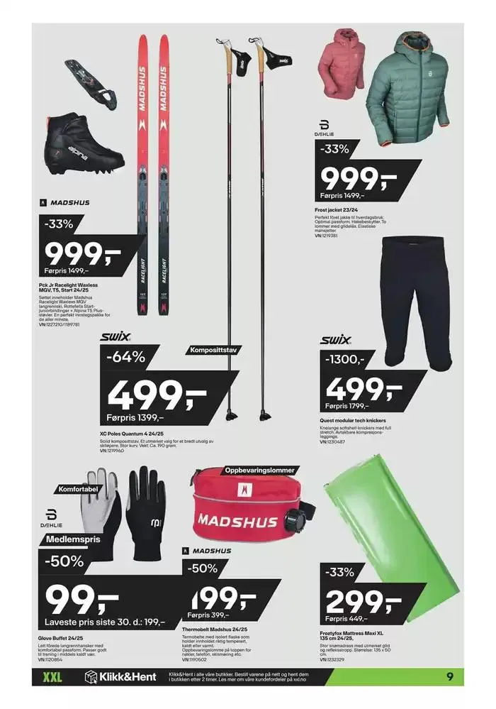 XXL Sport Kundeavis fra 25. november til 9. desember 2024 - kundeavisside 19