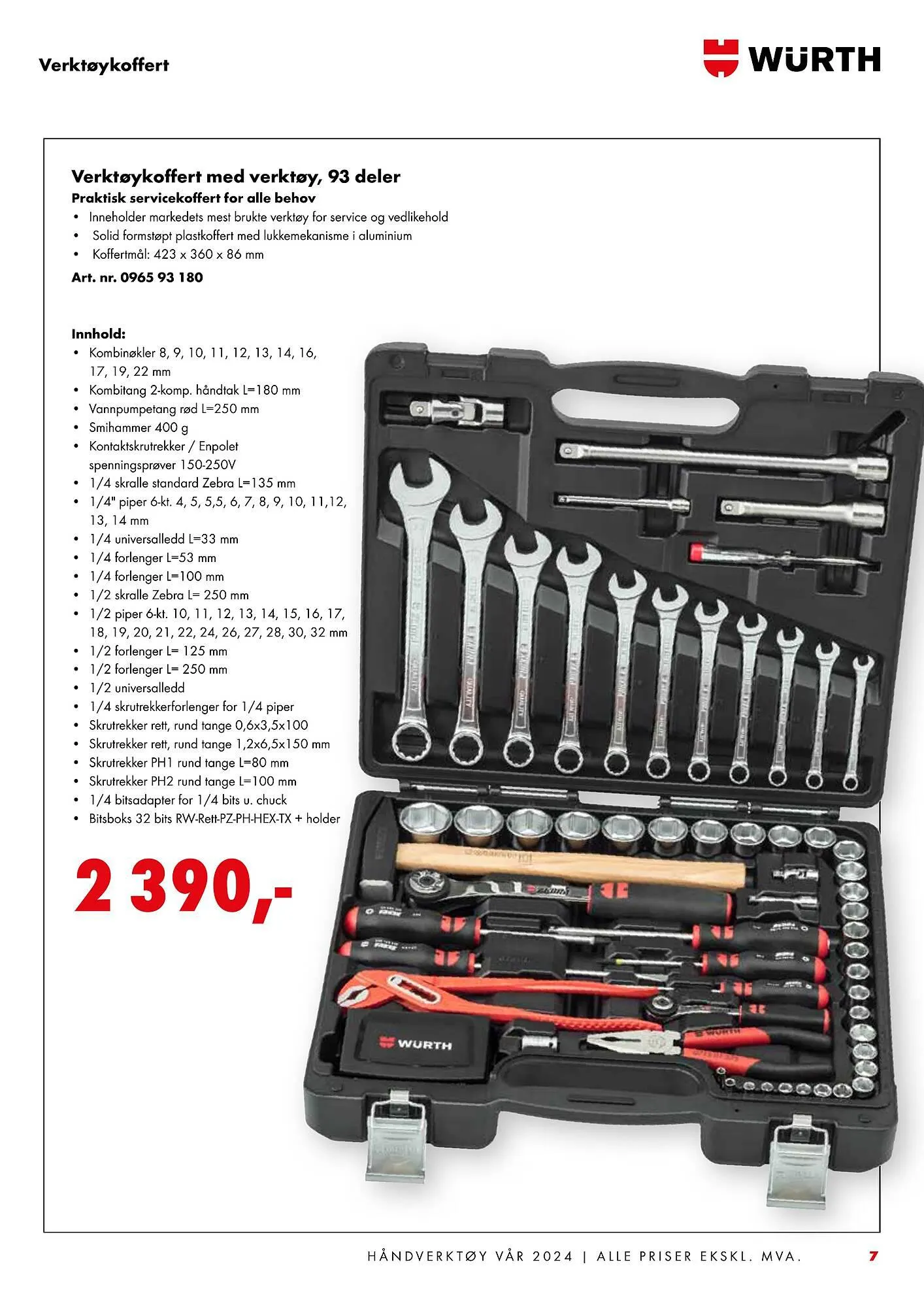 Würth Kundeavis fra 5. februar til 2. juni 2024 - kundeavisside 7