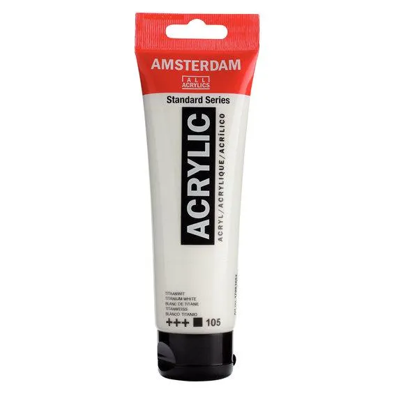 Amsterdam Titanium White 120ml