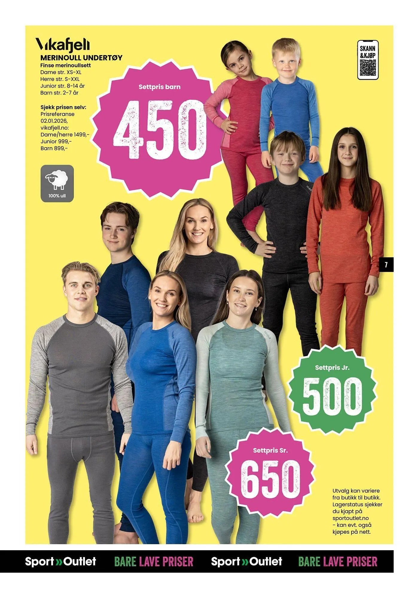 Sport Outlet kundeavis fra 20. januar til 2. februar 2026 - kundeavisside 7