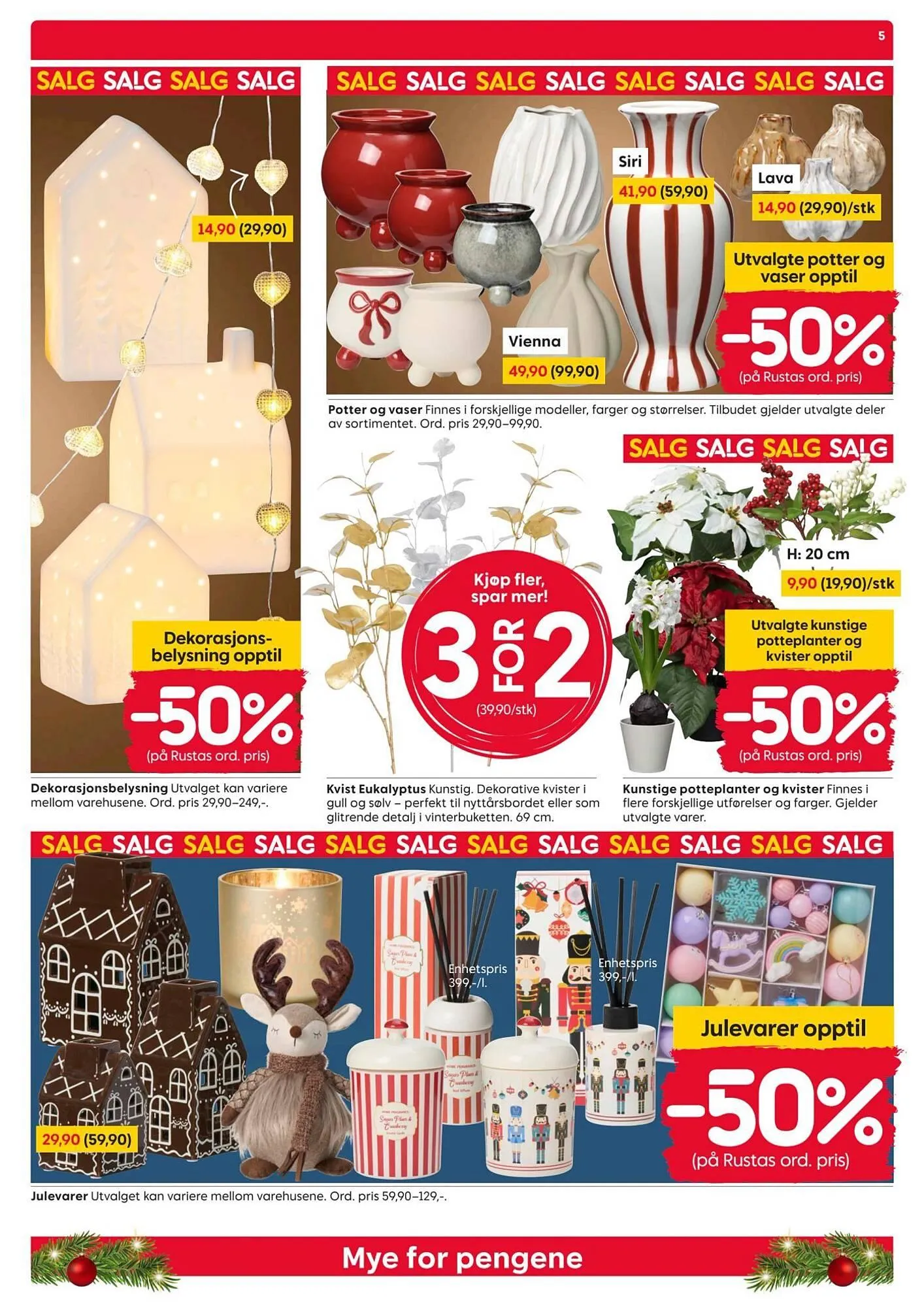 Rusta kundeavis fra 24. desember til 5. januar 2026 - kundeavisside 5