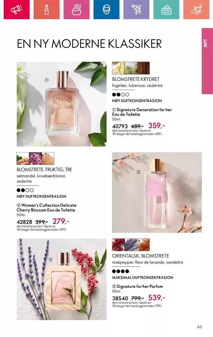 ORIFLAME Kundeavis fra 26. oktober til 9. november 2024 - kundeavisside 63