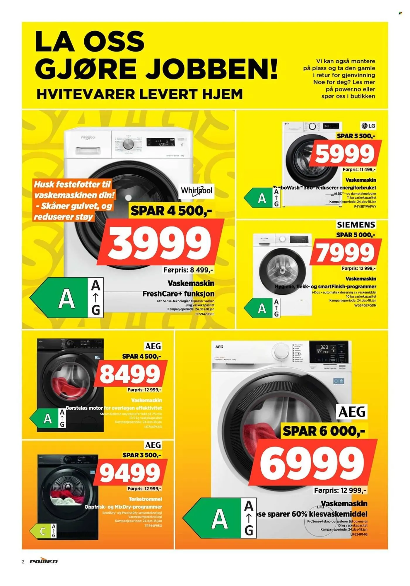 POWER kundeavis fra 1. januar til 4. januar 2026 - kundeavisside 2