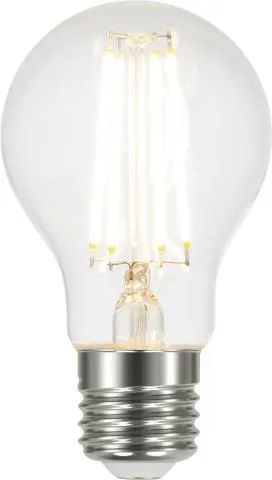 LED normal E27 7W dimbar Klar