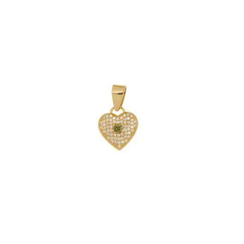 Charm heart Olive