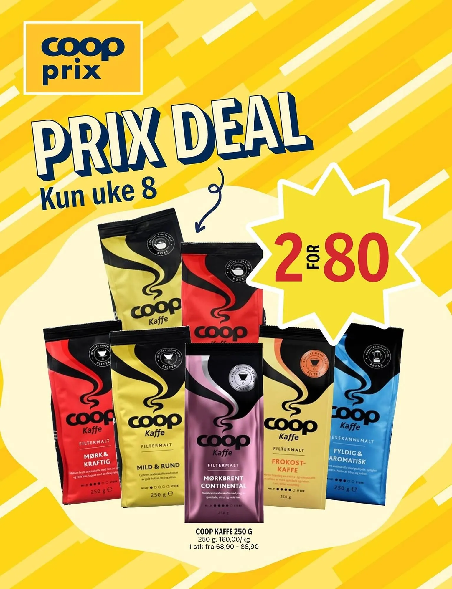Coop Prix kundeavis fra 9. februar til 22. februar 2026 - kundeavisside 1