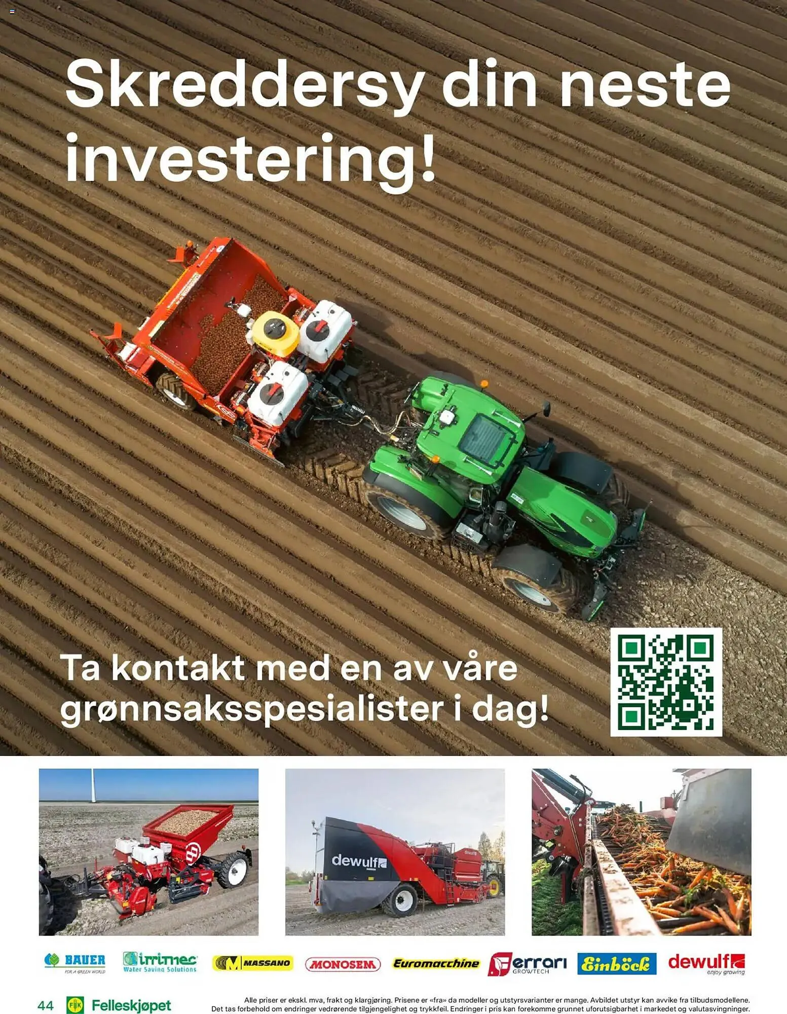 Felleskjøpet kundeavis fra 18. mars til 31. desember 2026 - kundeavisside 44