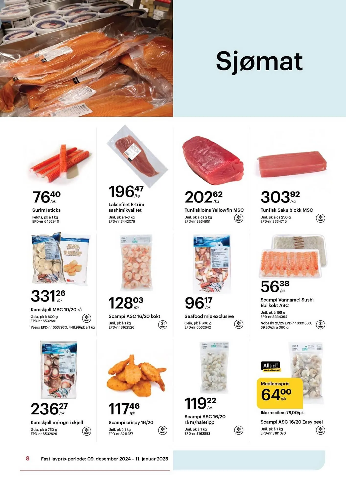 Storcash Kundeavis fra 9. desember til 11. januar 2025 - kundeavisside 8