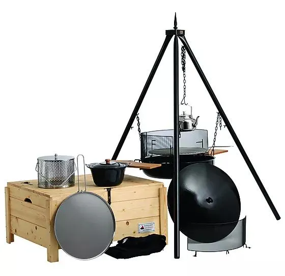 Bålpanne sett full pakke
