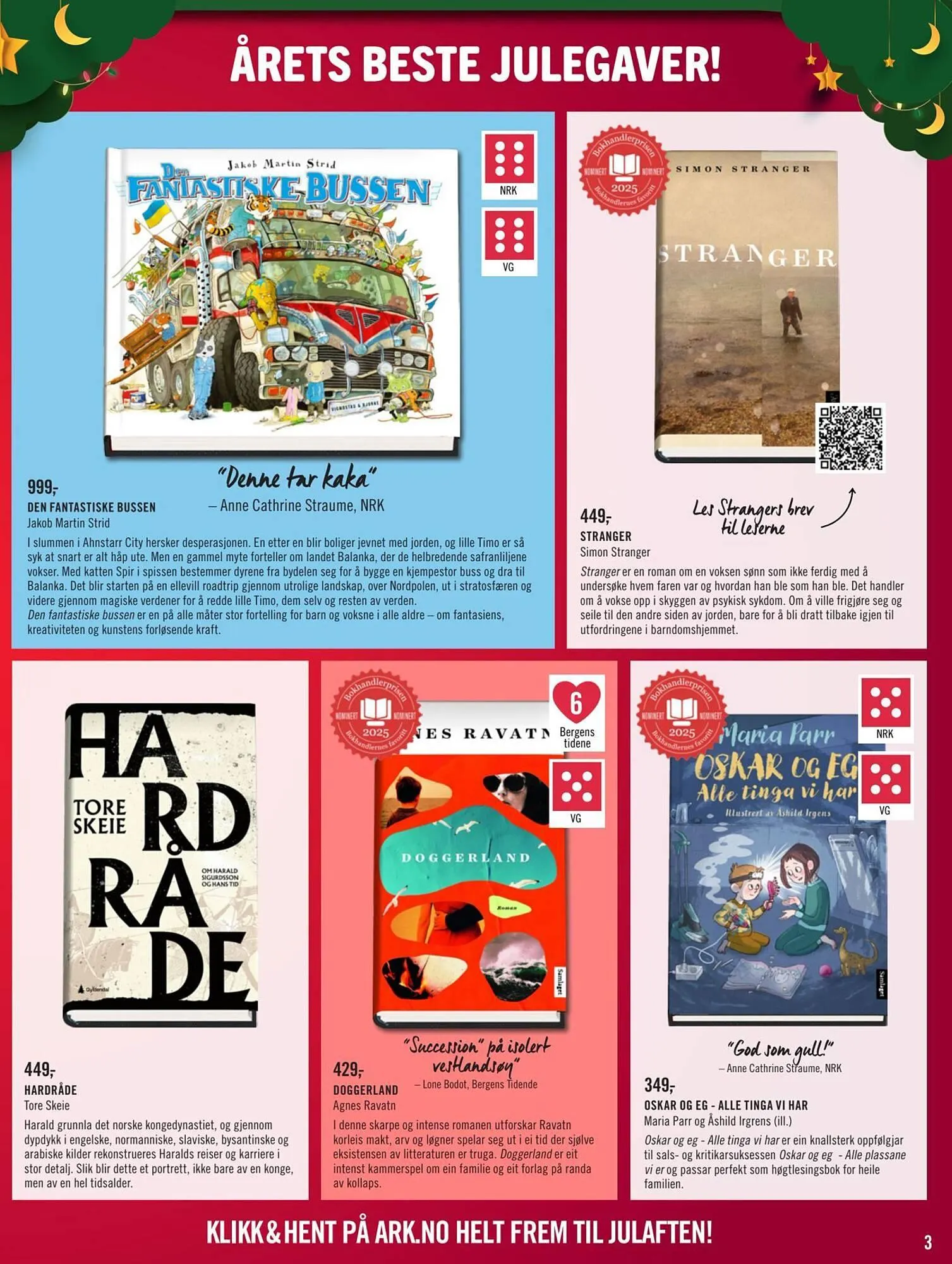 Ark Bokhandel kundeavis fra 1. desember til 25. desember 2025 - kundeavisside 3