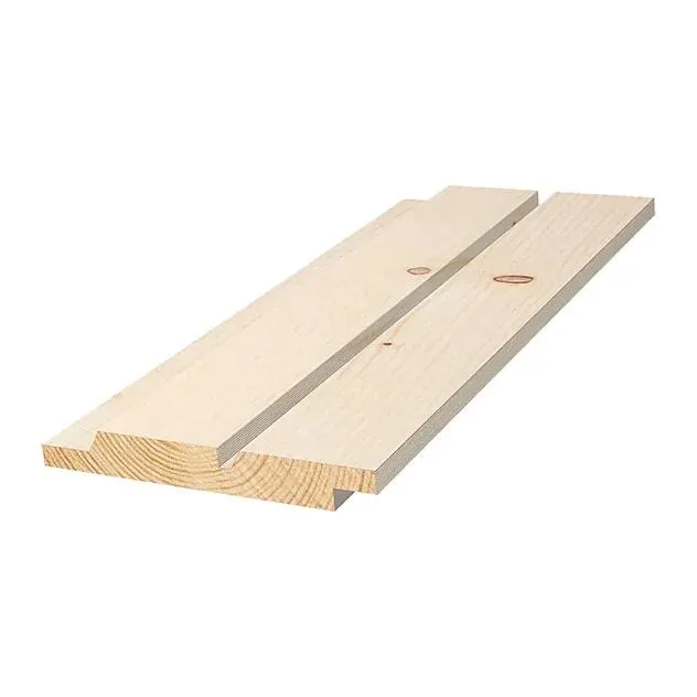 Dobbelfals gran 19 x 148 mm 60 grader med spor