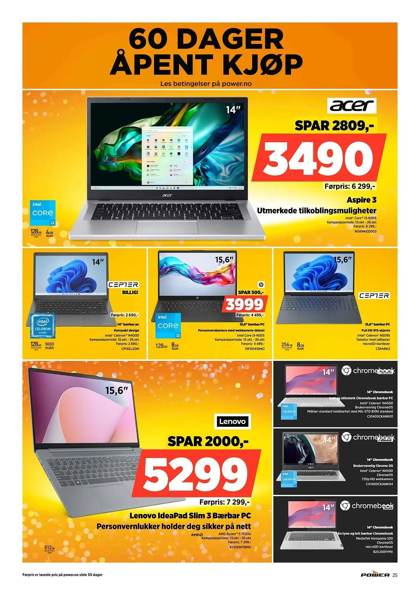 POWER kundeavis fra 20. oktober til 26. oktober 2025 - kundeavisside 25