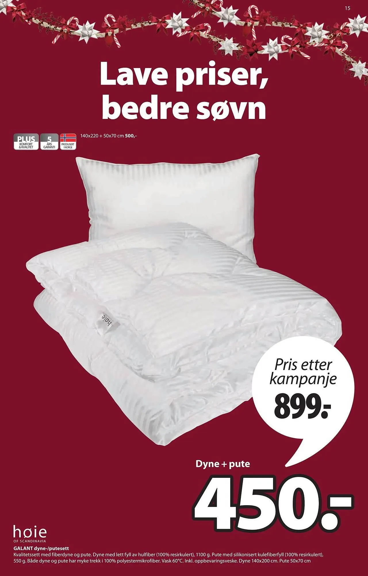 JYSK kundeavis fra 15. desember til 23. desember 2025 - kundeavisside 15