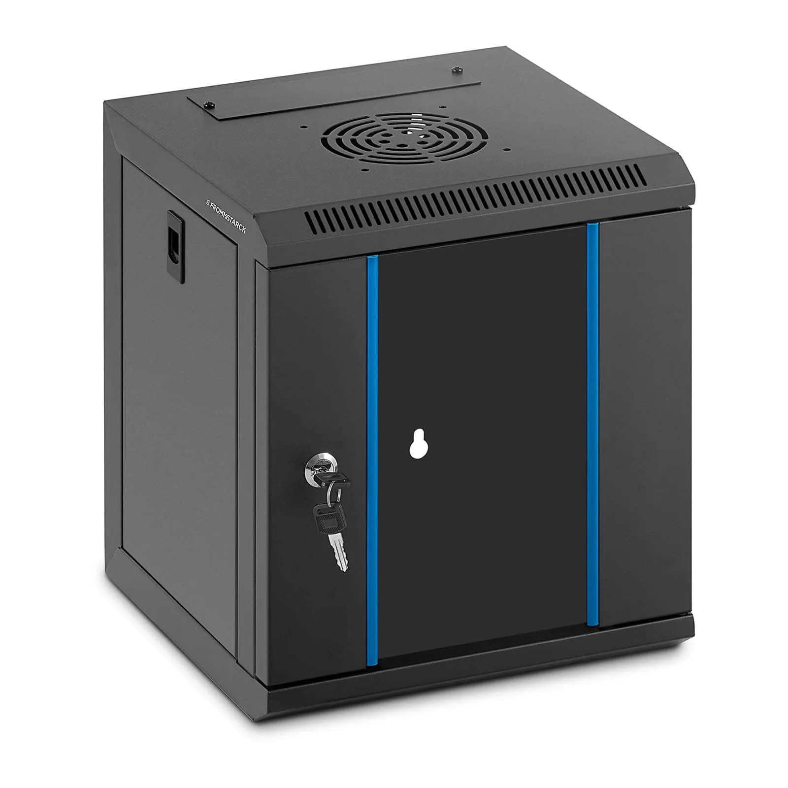 Rack-kabinett - 10 tommer - 6 U - låsbart - opptil 60 kg - Black