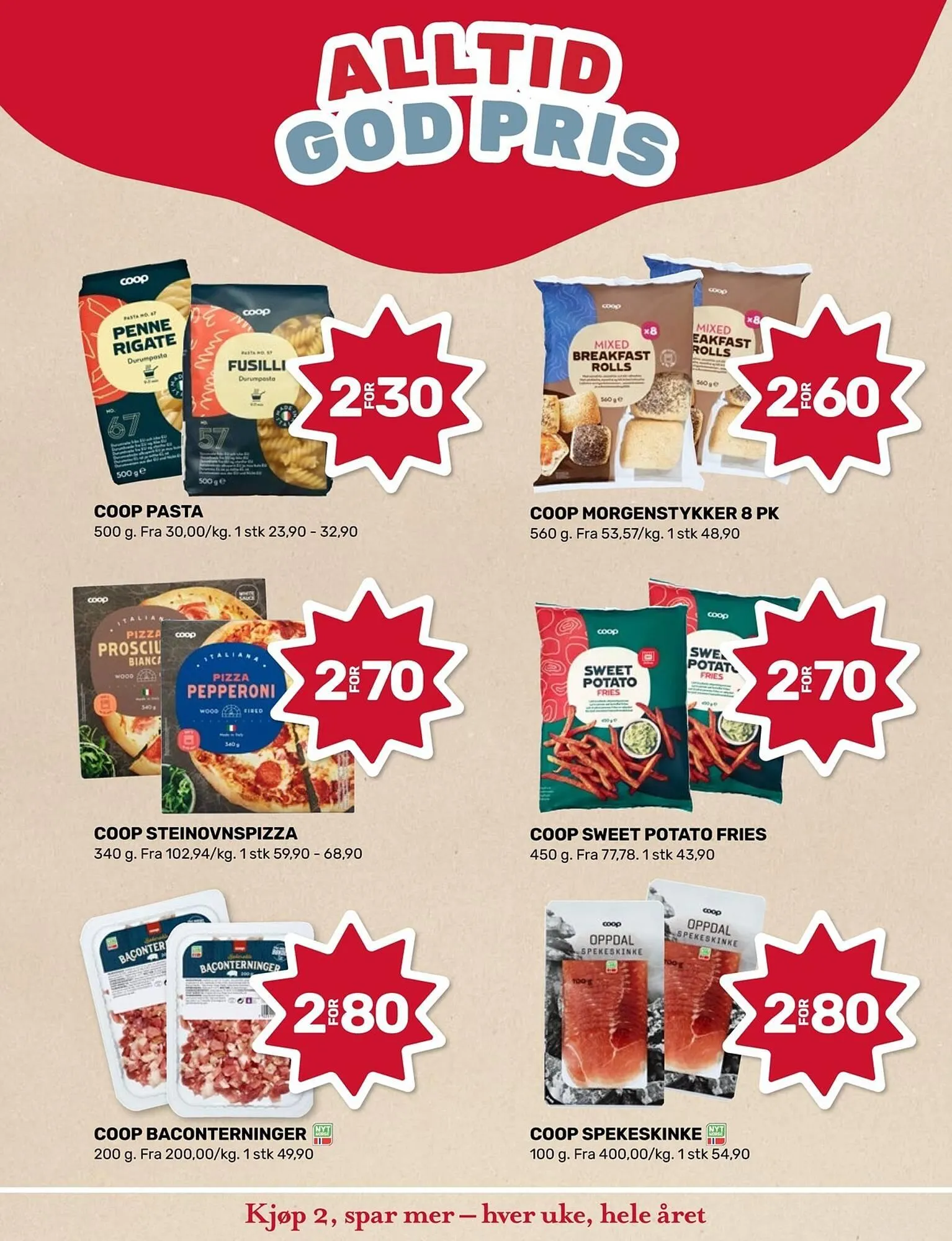 Coop Marked kundeavis fra 23. mars til 5. april 2026 - kundeavisside 4