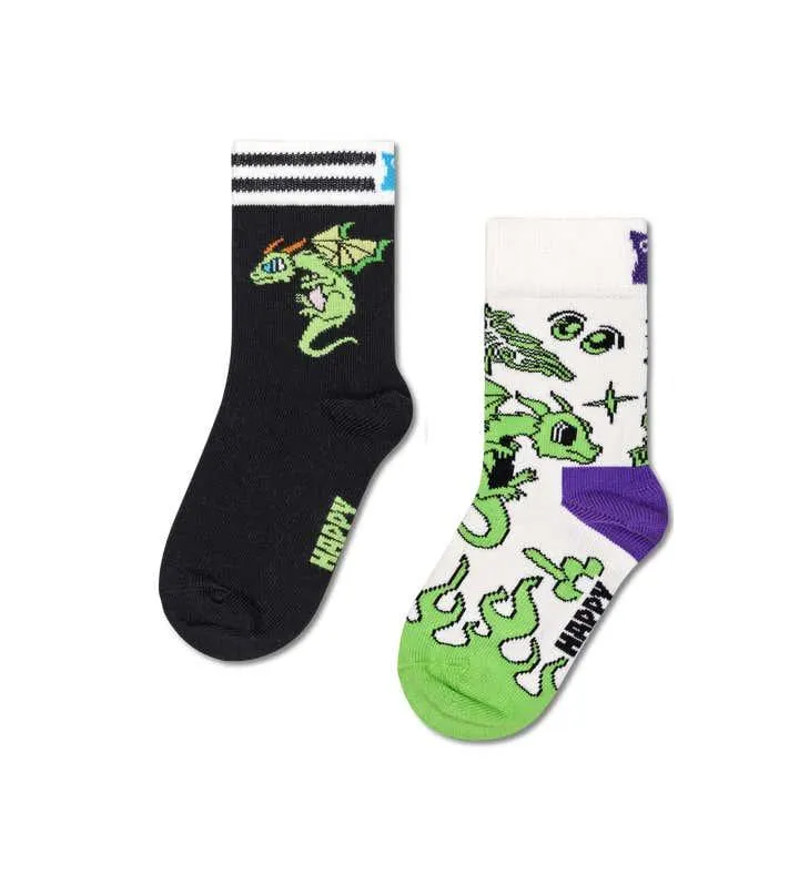 Kids 2-Pack Dragon Socks