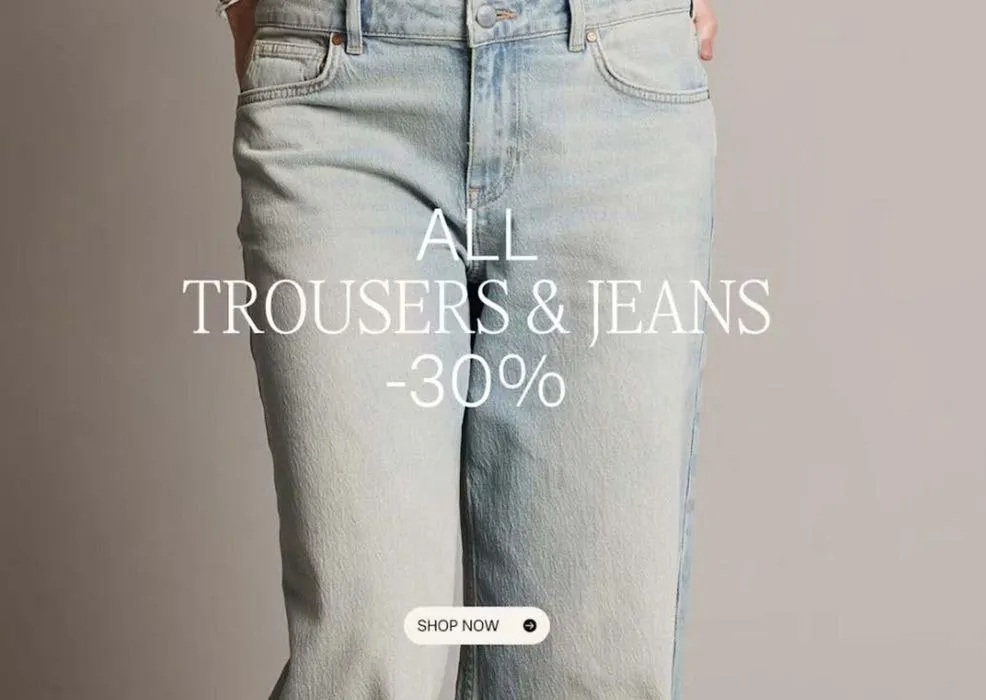 All Trousers & Jeans -30% - 1