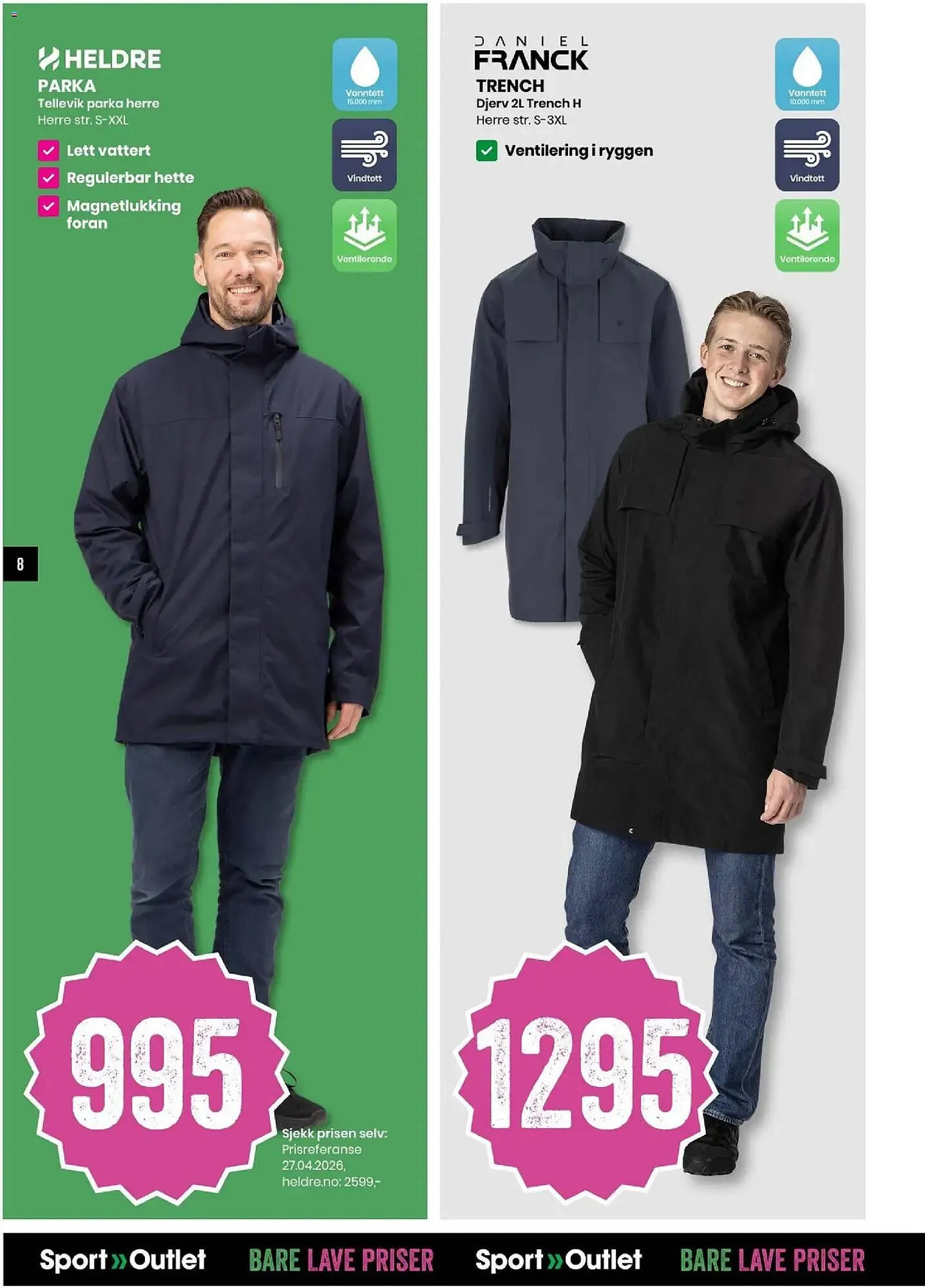 Sport Outlet kundeavis fra 12. mai til 17. mai 2026 - kundeavisside 8
