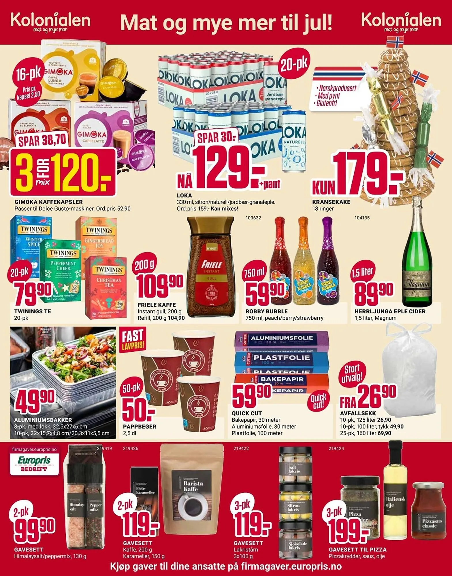 Europris kundeavis fra 15. desember til 21. desember 2025 - kundeavisside 3