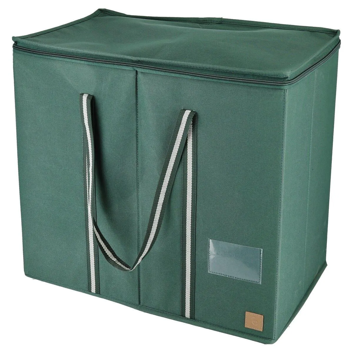 Oppbevaring julekuler, lokk med glidelås, 51x31x45 cm