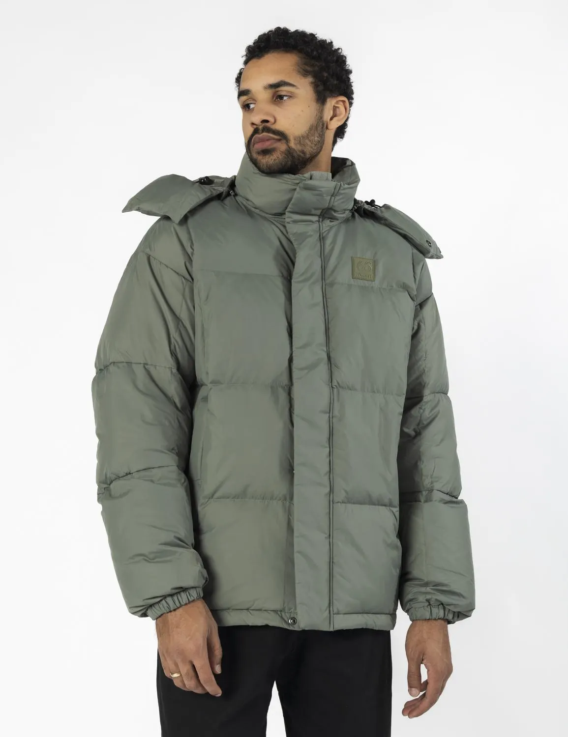 Dyngja Down Jacket Glacial Clay